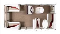 Horizon Pontoon Boat layout