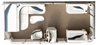 Luxuria Pontoon Boat Layout