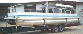 Bateau ponton commercial pour handicap�s