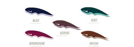 Couleurs des bateaux pontons